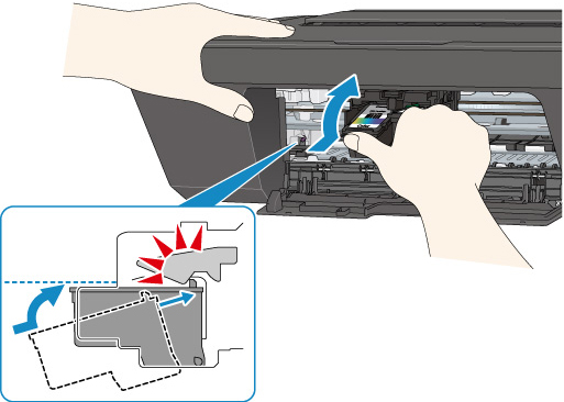 Canon : PIXMA-Handbücher : MG3000 Series : Austauschen Einer FINE-Patrone